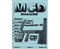 MSX Club Drechtsteden Magazine 12 - MSX Club Drechtsteden