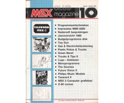 MSX Club Magazine 10 - MSX Club België/Nederland