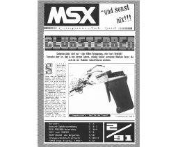 MSX Computer Club Süd 2/91 - MSX Computer Club Süd
