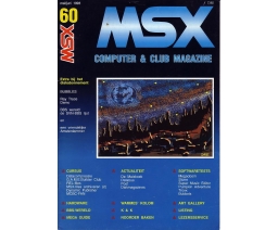 MSX Computer and Club Magazine 60 - Aktu Publications