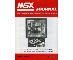 MSX Journal 10/86 - Spectra-Video-Club Austria
