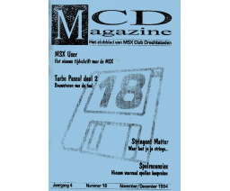 MSX Club Drechtsteden Magazine 18 - MSX Club Drechtsteden