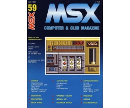 MSX Computer and Club Magazine 59 - Aktu Publications
