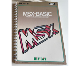 MSX-BASIC Programmeringshandbok - Sony