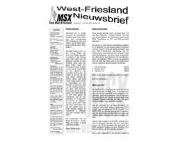 West-Friesland Nieuwsbrief 35 - MSX Club West Friesland (MCWF)
