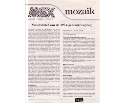 MSX Mozaïk 1985-1 - MSX Info