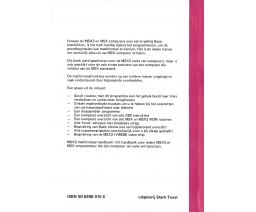 MSX2 Machinetaal handboek                          - Stark-Texel