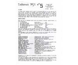 Tablettes MSX 5 - Aimé Six