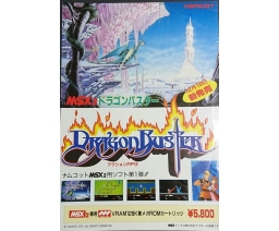 Dragon Buster flyer - NAMCO