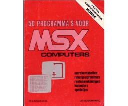 50 Programma's voor MSX Computers - De Muiderkring