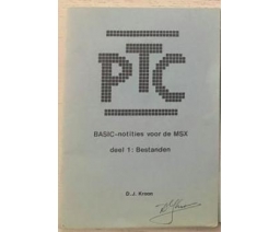 BASIC-notities voor de MSX - deel 1: Bestanden - PTC