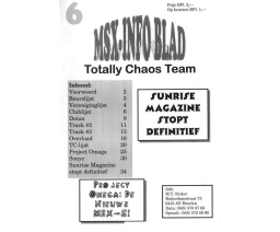 MSX-INFO Blad 6 - Totally Chaos