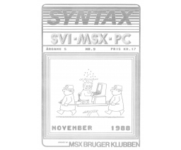 Syntax Argang 5 Nr. 9 - MSX Brugerklubben