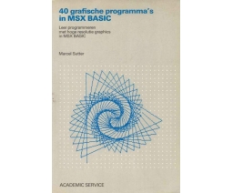 40 grafische programma's in MSX BASIC - Academic Service