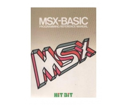 MSX-BASIC Programming Reference Manual - Sony