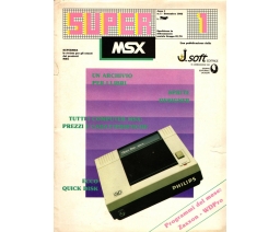 Super MSX Anno 1, n° 1 - Gruppo Editoriale Jackson