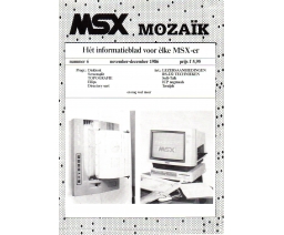 MSX Mozaïk 1986-6 - De MSX-er
