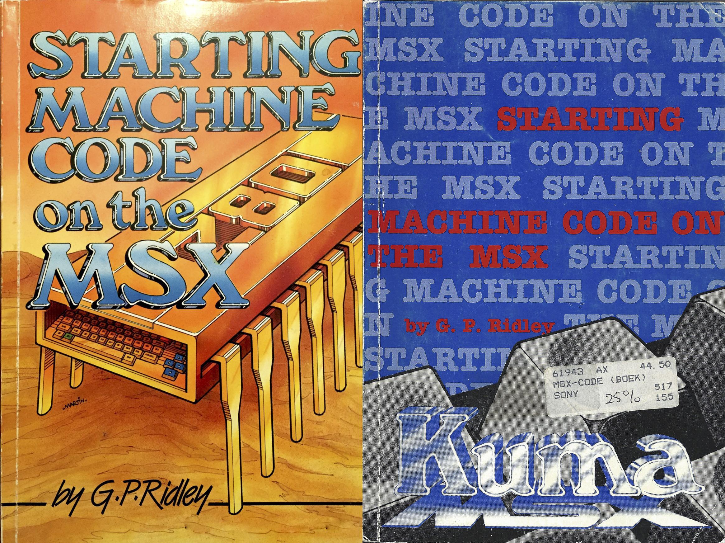 Starting Machine Code On The MSX Kuma Computers Generation MSX