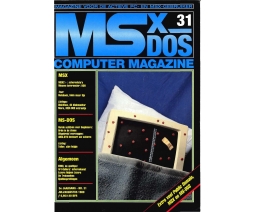 MSX-DOS Computer Magazine 31 - MBI Publications