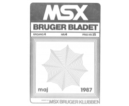 MSX Bruger Bladet Argang 4 Nr. 4 - MSX Brugerklubben