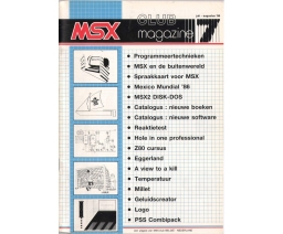 MSX Club Magazine 07 - MSX Club België/Nederland
