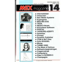 MSX Club Magazine 14 - MSX Club België/Nederland