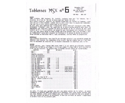 Tablettes MSX 6 - Aimé Six