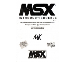 MSX Introductieboekje