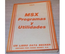 MSX Programas y Utilidades - Data Becker
