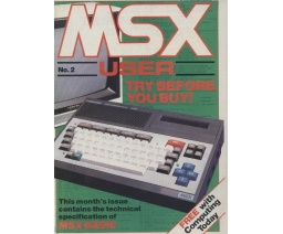 MSX User 2 - Argus Specialist Publications