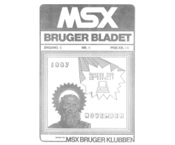 MSX Bruger Bladet Argang 4 Nr. 8 - MSX Brugerklubben