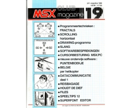 MSX Club Magazine 19 - MSX Club België/Nederland