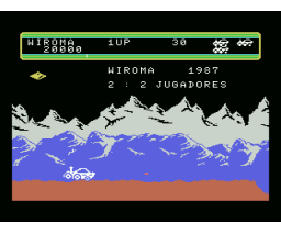 Moon Patrol (1984, MSX, IREM)