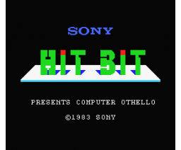 Computer Othello (1984, MSX, Sony)