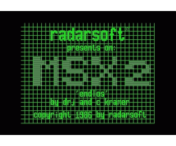 Eindeloos (1986, MSX2, Radarsoft)