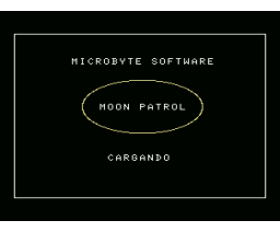 Moon Patrol (1984, MSX, IREM)