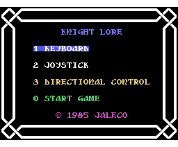 Knight Lore (1985, MSX, A.C.G.)