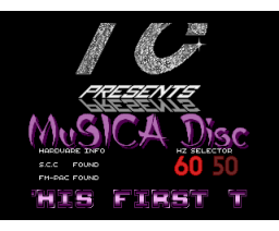 MuSICA Disc (1992, MSX2, Techno Crew)