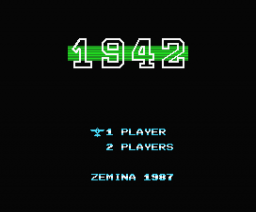 1942 (1986, MSX, Capcom)