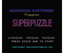 Children's Puzzle (1984, MSX, R&D Computer Co. Ltd)