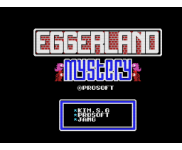 Eggerland Mystery (1985, MSX, HAL Laboratory)