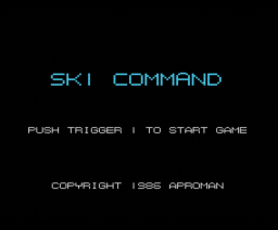 Ski Command (1984, MSX, Casio)