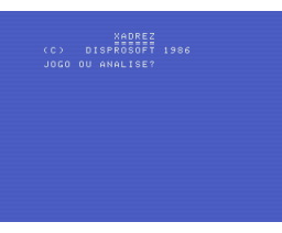 Super Chess (1984, MSX, Kuma Computers)