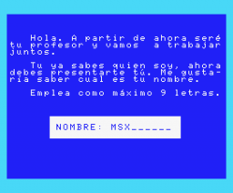 Curso de Inglés I (1984, MSX, Plusdata)