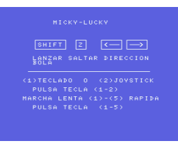 Micky - Lucky (1985, MSX, H. Kajio)