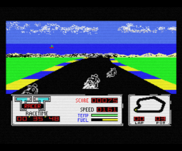 TT Racer (1987, MSX, Methodic Solutions)