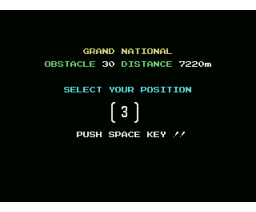 Champions Grand National (1984, MSX, Pony Canyon)