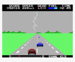 Hyper Rally (1985, MSX, Konami)