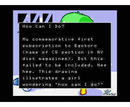 Notos CG Collection (1997, MSX2, Decolation Disk)