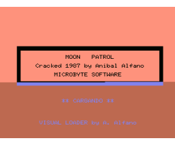 Moon Patrol (1984, MSX, IREM)